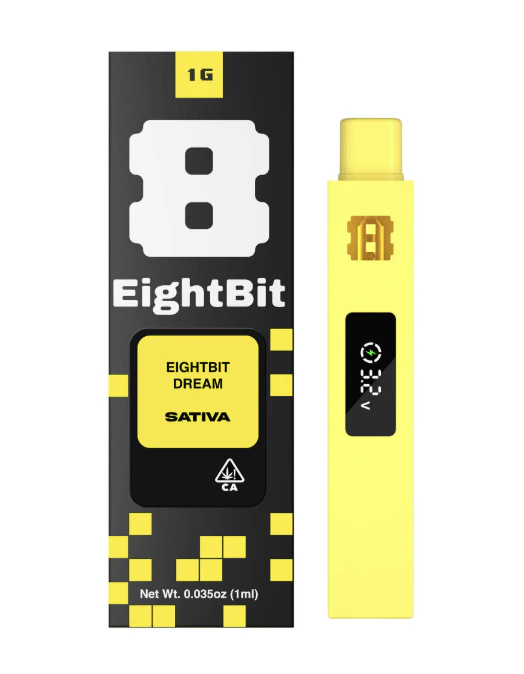 8-Bit Buds - 1g EightBit AIO Live Rosin Infused - Eightbit Dream 76% Main Image