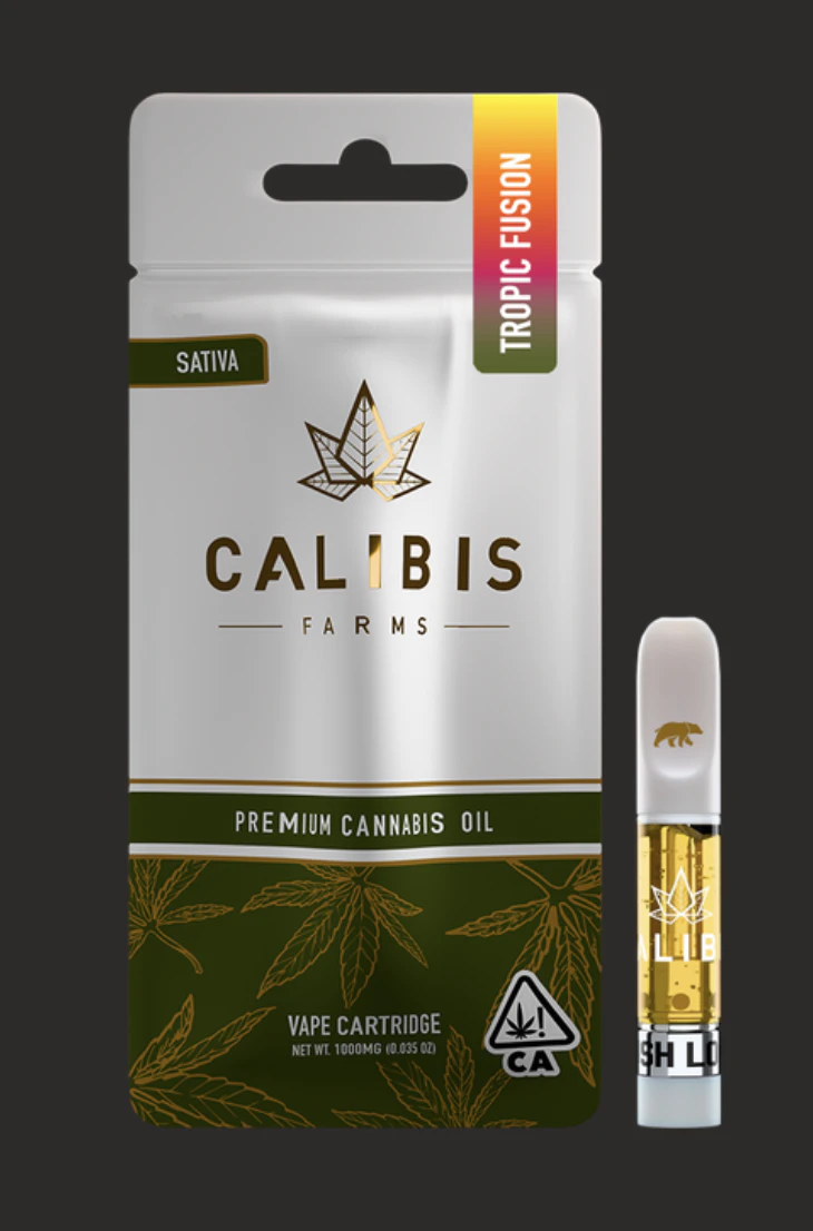 Calibis Farms - 1g Calibis Farms Vape Cartridge - Tropic Fusion 84% Main Image