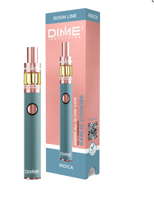 Dime Industries - DIME INDUSTRIES: Garlic Cookies Live Rosin 0.6g AIO (I) Main Image