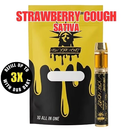 NY Honey - New York Honey | Disposable | AIO | Strawberry Cough | 1g Main Image