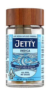 Jetty Extracts - Jetty - Preroll - Infused - Resin - Purple Sangria x Purple Punch - 2.5G - 5PK Main Image