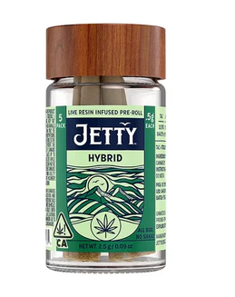 Jetty Extracts - Jetty - Preroll - Infused - Live Resin - SFV OG x Crush Mintz - 2.5G - 5PK Main Image