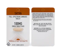 Emerald Bay Extracts | Super Lemon Haze | RSO Hyrbid Single Tablet | 100mg