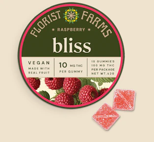 Florist Farms| Edibles | Raspberry | 10 pc | 100MG