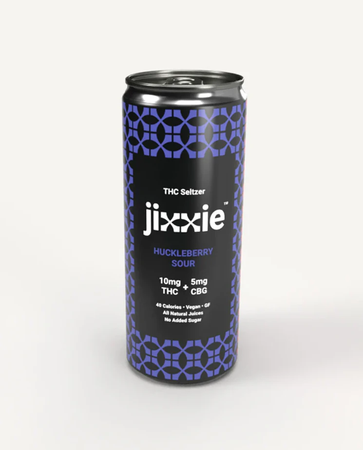 Jixxie - Jixxie | THC Seltzer - Huckleberry Sour | 12oz Main Image