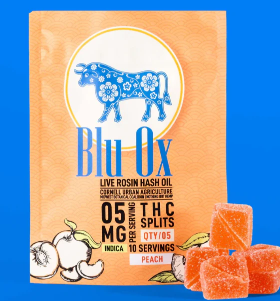 Blu Ox - Blu Ox- Peach- Live Rosin Hash Oil Indica Main Image