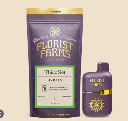 Florist Farms - Florist Farms | Thicc Set  | Live Resin All-In-One Vape | 1g Main Image