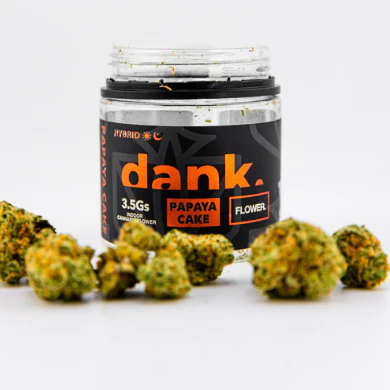 DANK - Papaya Cake 3.5g Flower - Hybrid | Dank Main Image
