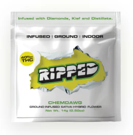 RIPPED - Chem Dawg 14g Infused Preground Flower - Hybrid | Ripped Main Image