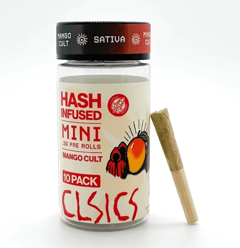 CLSICS - CLSICS: Mango Cult Hash Infused .3g Pre-Roll 10-Pack/3g (S) Main Image