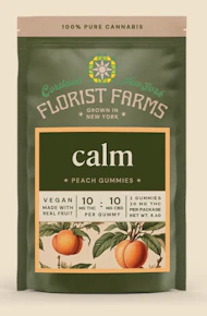 Florist Farms | Calm | Edible | Peach | 2Pk | 20mg