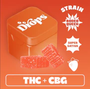 Drops Strawberry THC:CBG Single 100mg