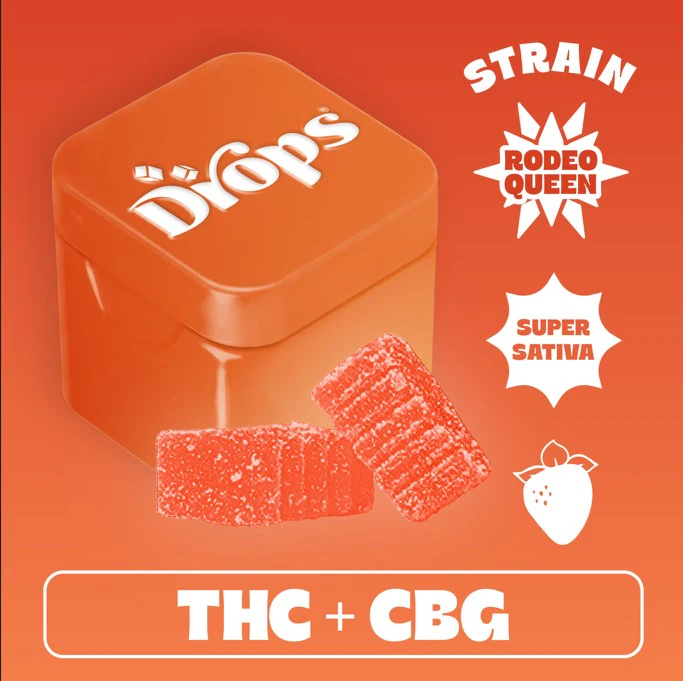 Drops - Drops Strawberry THC:CBG Single 100mg Main Image