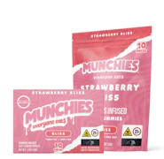 Strawberry Bliss 10pk Gummies - Hybrid | Munchies