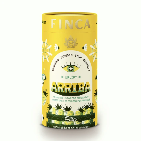 FINCA - Finca | Arriba Pina (Uplift) (THC:CBG) | Gummies | 100mg Main Image