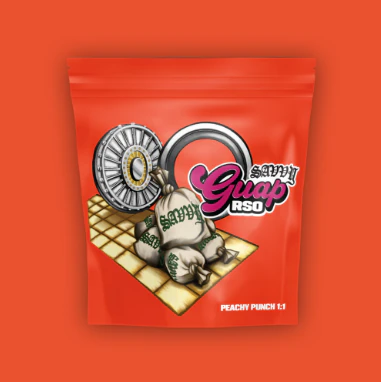 CT Pharma - Savvy Guap RSO Peachy Punch 1:1 CBD:THC H 27365 Main Image