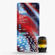 turn - red white and lit | 1g | botancia blends | down | turn Main Image