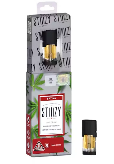 STIIIZY - SOUR DIESEL VAPE POD - STIIIZY - 1g Main Image