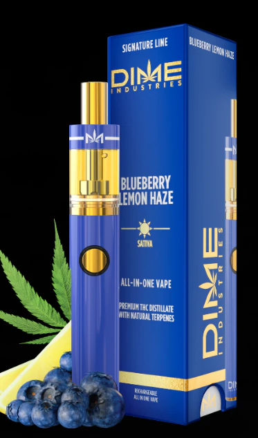 Dime Industries - Blueberry Lemon Haze 2G AIO - Sativa | Dime Main Image