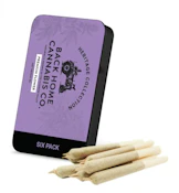 NORTHERN LIGHTS 6PK PREROLLS - BACK HOME CANNABIS - 3g