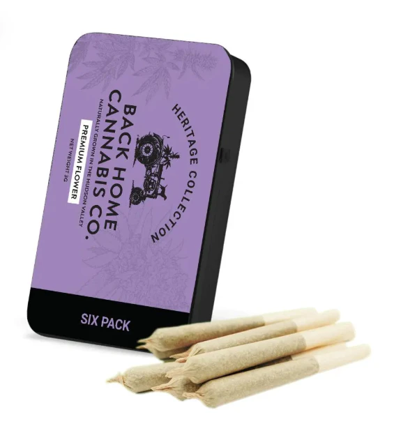 Back Home Cannabis Co. - NORTHERN LIGHTS 6PK PREROLLS - BACK HOME CANNABIS - 3g Main Image
