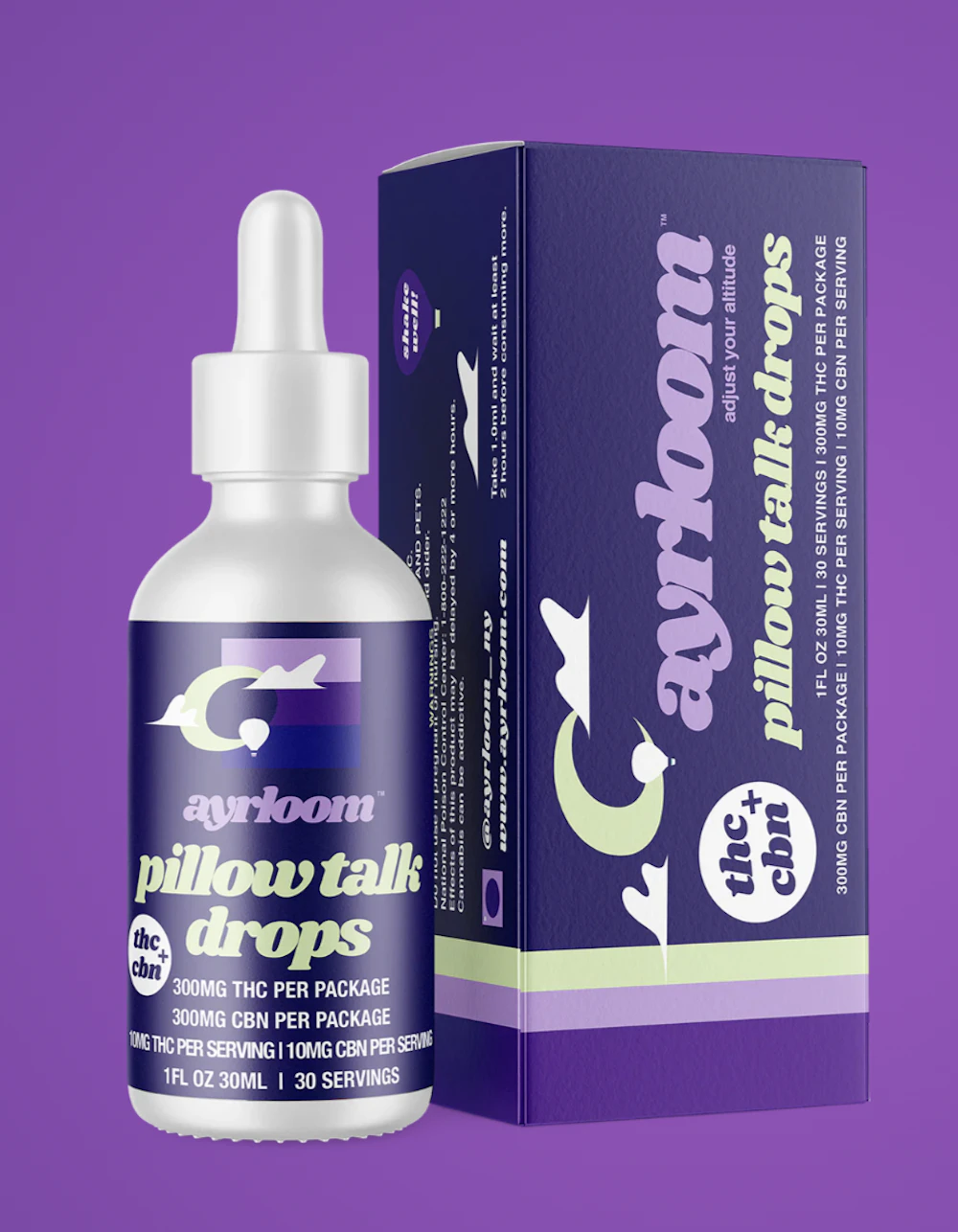 ayrloom - Pillow Talk Cannabis Oil Drops Main Image