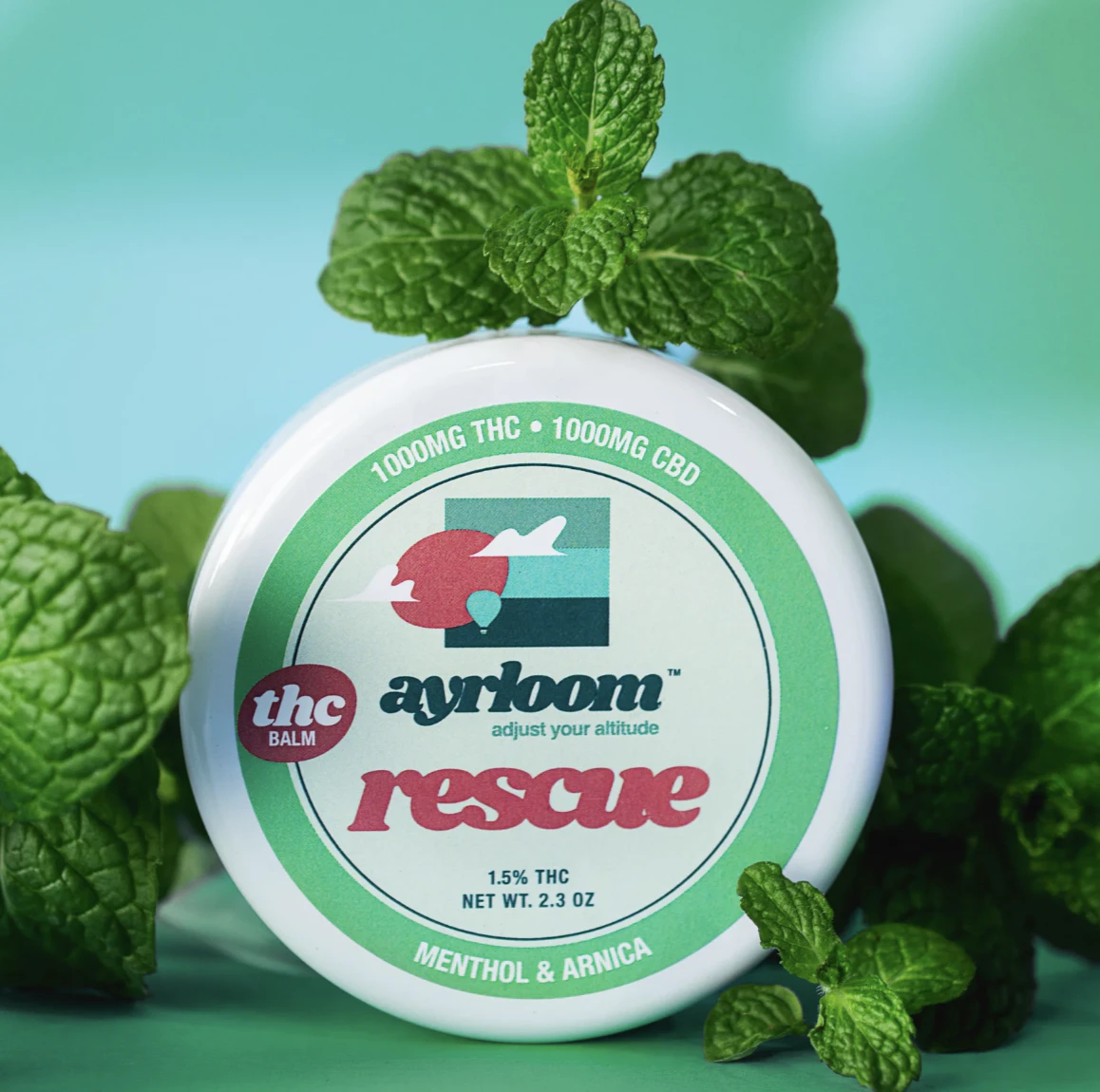ayrloom - Rescue Balm | 1000mg THC Main Image