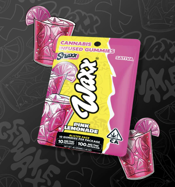 Waxx - WAXX | Pink Lemonade Gummies | 100mg | 10ct | 10mg/ea Main Image