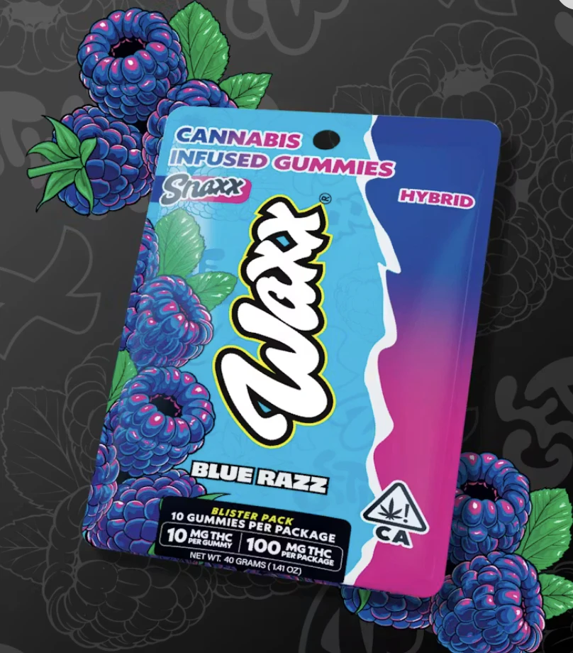 Waxx - WAXX | Blue Razz Gummies | 100mg | 10ct | 10mg/ea Main Image