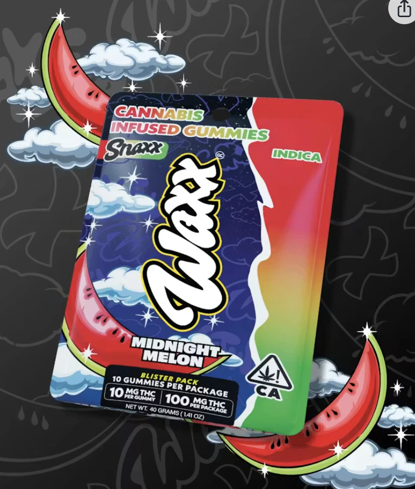 Waxx - WAXX | Midnight Melon Gummies | 100mg | 10ct | 10mg/ea Main Image