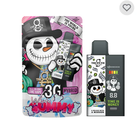 The 8th by White Boy Rick - The 8th - White Boy Rick | 3G Disposable | White Gummy Main Image