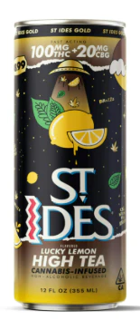 ST IDES - St Ides - High Tea - Lucky Lemon - Drinks - 12oz - 100mg THC - 20mg CBG Main Image