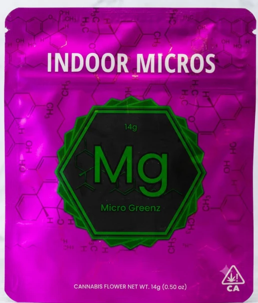 Micro Greenz - Micro Greenz - Lemon Haze x Cap Junky - Indoor Smalls Flower - 14g Main Image
