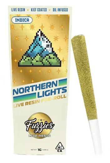 Fuzzies - Fuzzies - Northern Lights - Live Resin - Infused Preroll - 1g Main Image