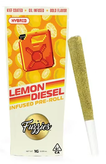 Fuzzies - Fuzzies - Lemon Diesel - Infused Preroll - 1g Main Image