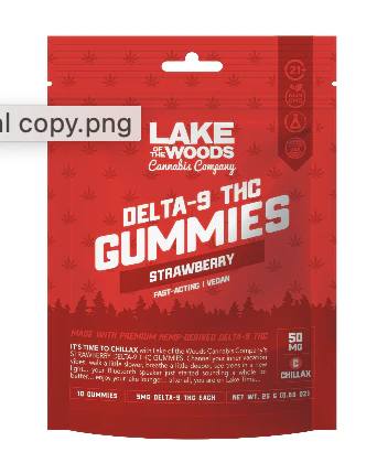 Lake of the Woods Cannabis Company - LOW Gummies - Strawberry - 5mg Main Image