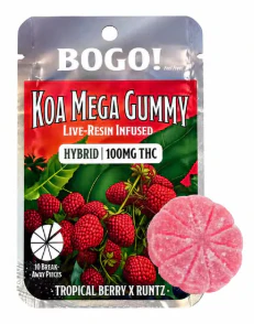 Dom Pen - Promo Koa Cannabis Co. - Tropical Berry x Runtz - Gummy - 1pc - 100mg Main Image
