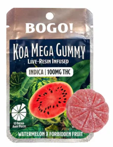 Dom Pen - Promo Koa Cannabis Co. - Watermelon x Forbidden Fruit - Gummy - 1pc - 100mg Main Image