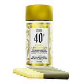 Super Lemon Haze - .5G 40's Infused Pre-rolls 5 Pack (Stiiizy)