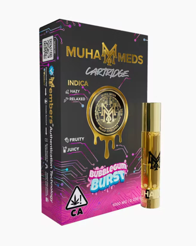 Muha Meds - Muha Meds - Bubblegum Burst - Vape Cart - 1g Main Image