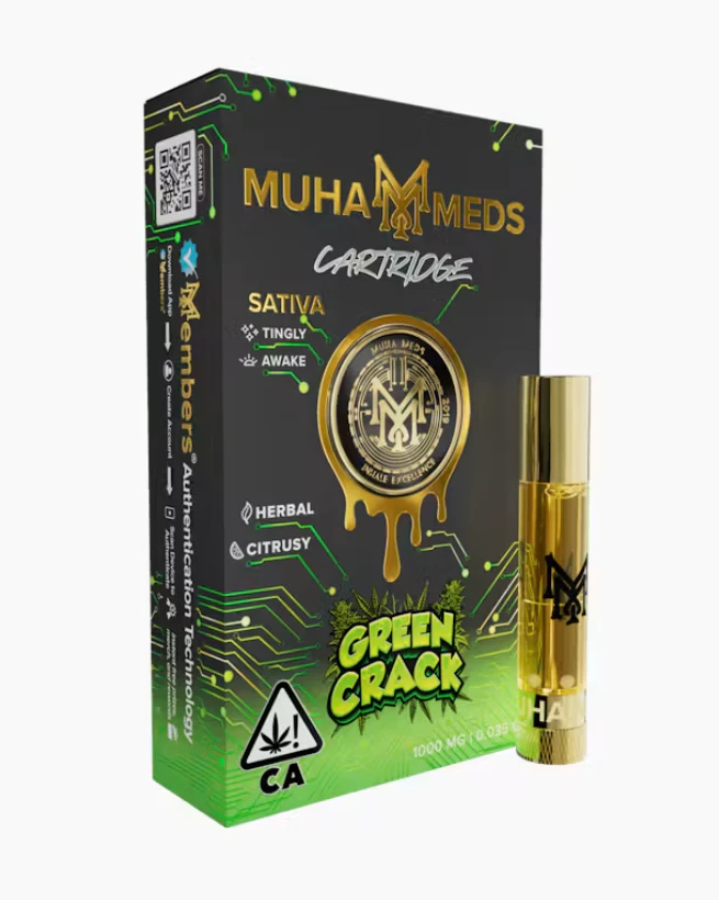 Muha Meds - Muha Meds - Green Crack - Vape Cart - 1g Main Image