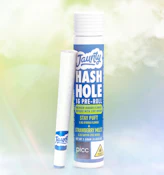 Jaunty- Stay Puft + Strawberry Meltz rosin- 1g Hash Hole Preroll (sativa dominant hybrid)