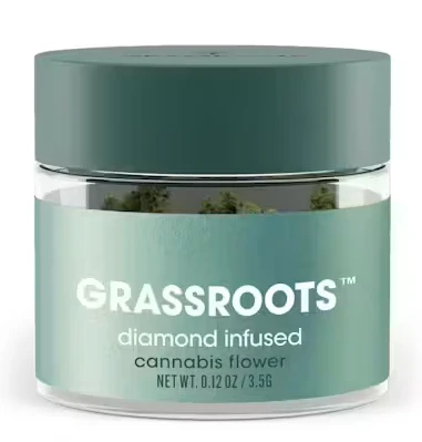 Grassroot - Triple Mints Diamond Infused 3.5g - Indica | Grassroots Main Image