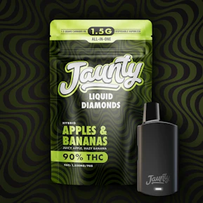 Jaunty | Vape | AIO | Liquid Diamonds | Apples & Bananas | 1.5G