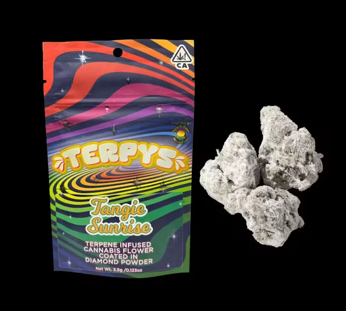 Crème De Canna - Creme De Canna Terpys Diamond Infused Flower Tangie Sunrise 3.5g (S) Main Image