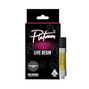 Platinum Vape 1g Live Resin Cartridge Strawberry Bliss (H)