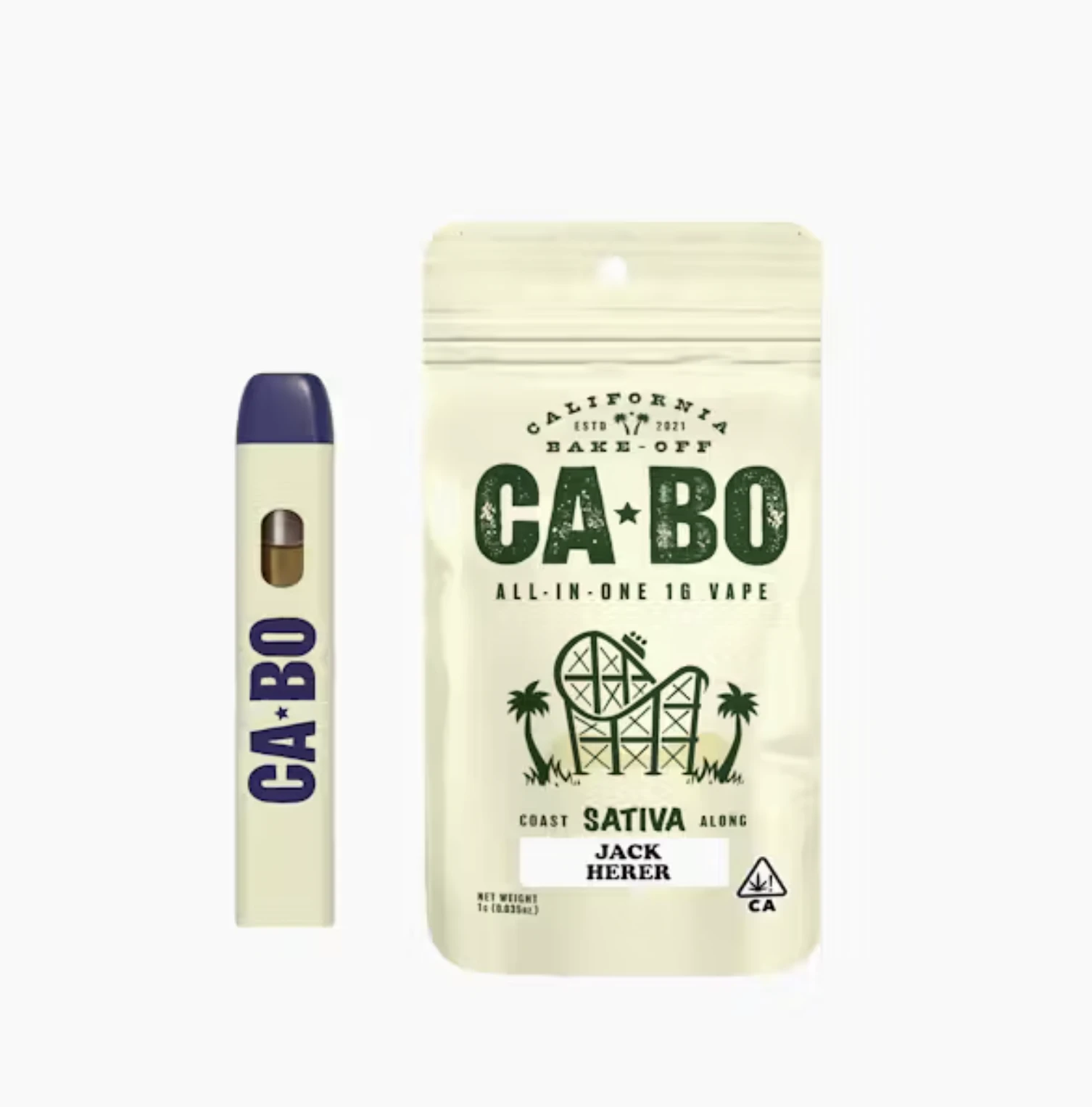 CABO - CABO Jack Herer All In One Vape -  (Sativa) 1g Main Image