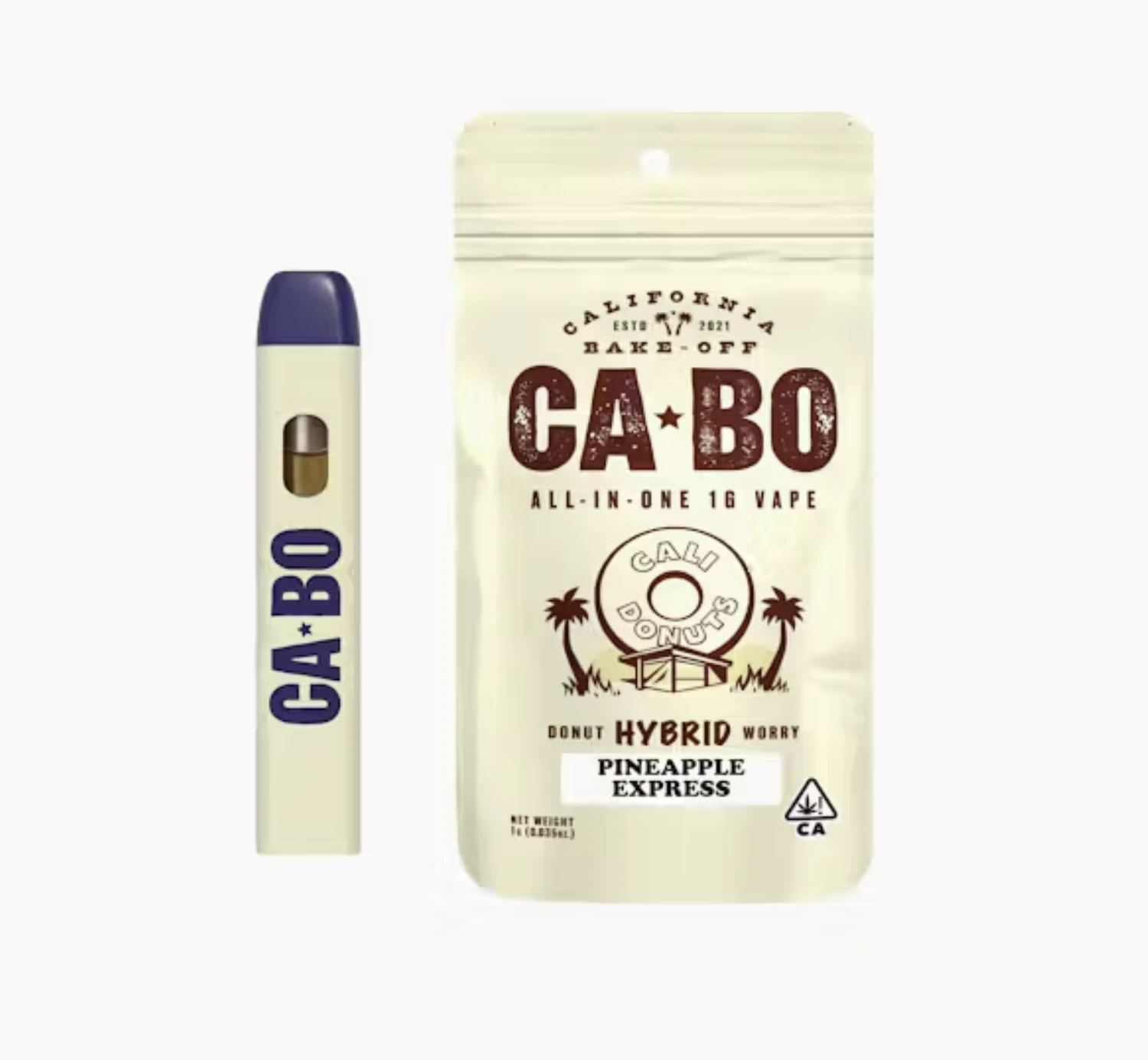 CABO - CABO Pineapple Express All In One Vape - (Hybrid) 1g Main Image