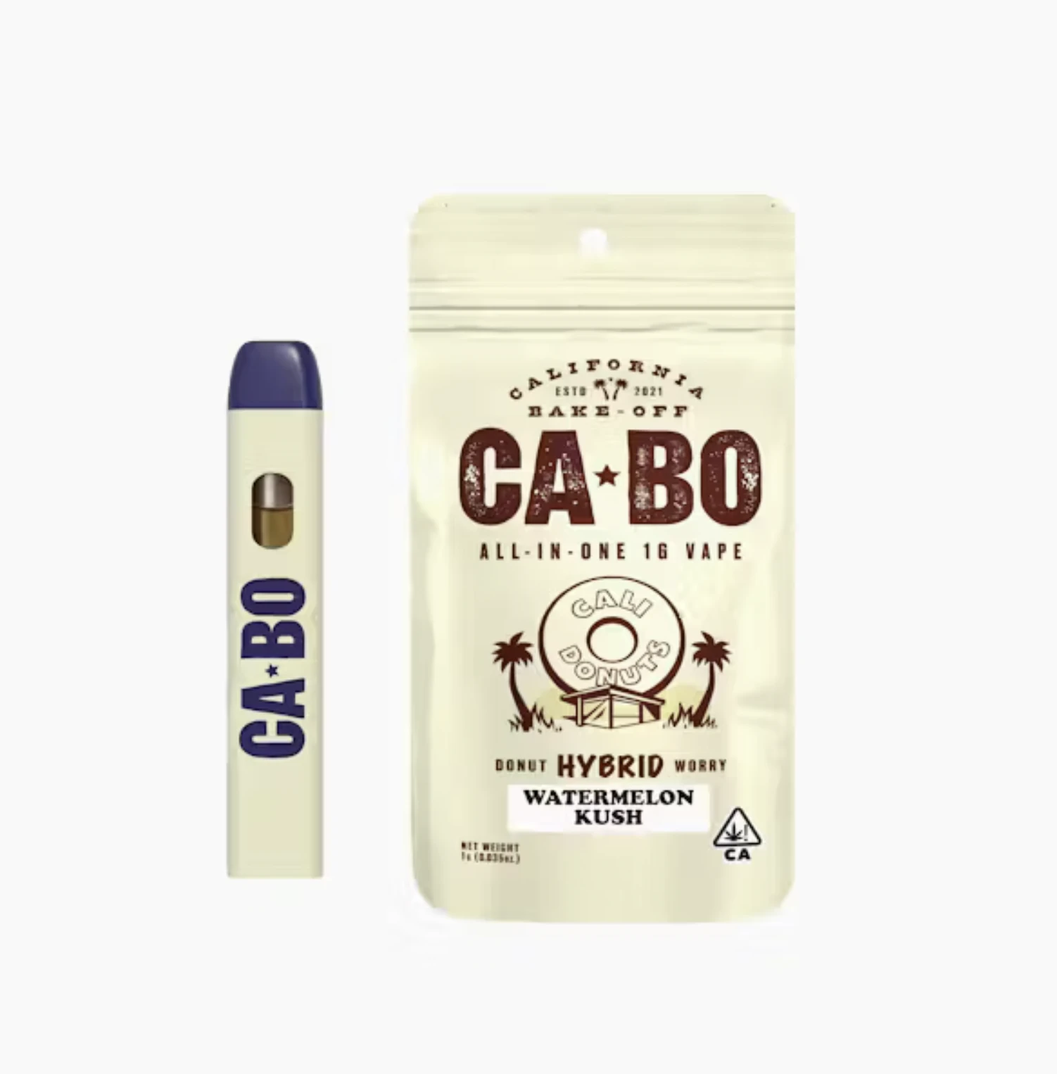 CABO - CABO Watermelon Kush All In One Vape - (Hybrid) 1g Main Image