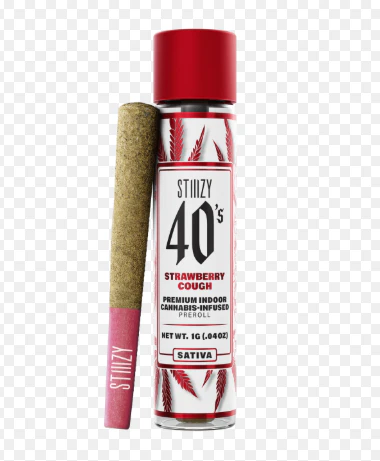 STIIIZY - STIIIZY | STRAWBERRY COUGH BLUNT - INFUSED | PREROLL | 1G Main Image